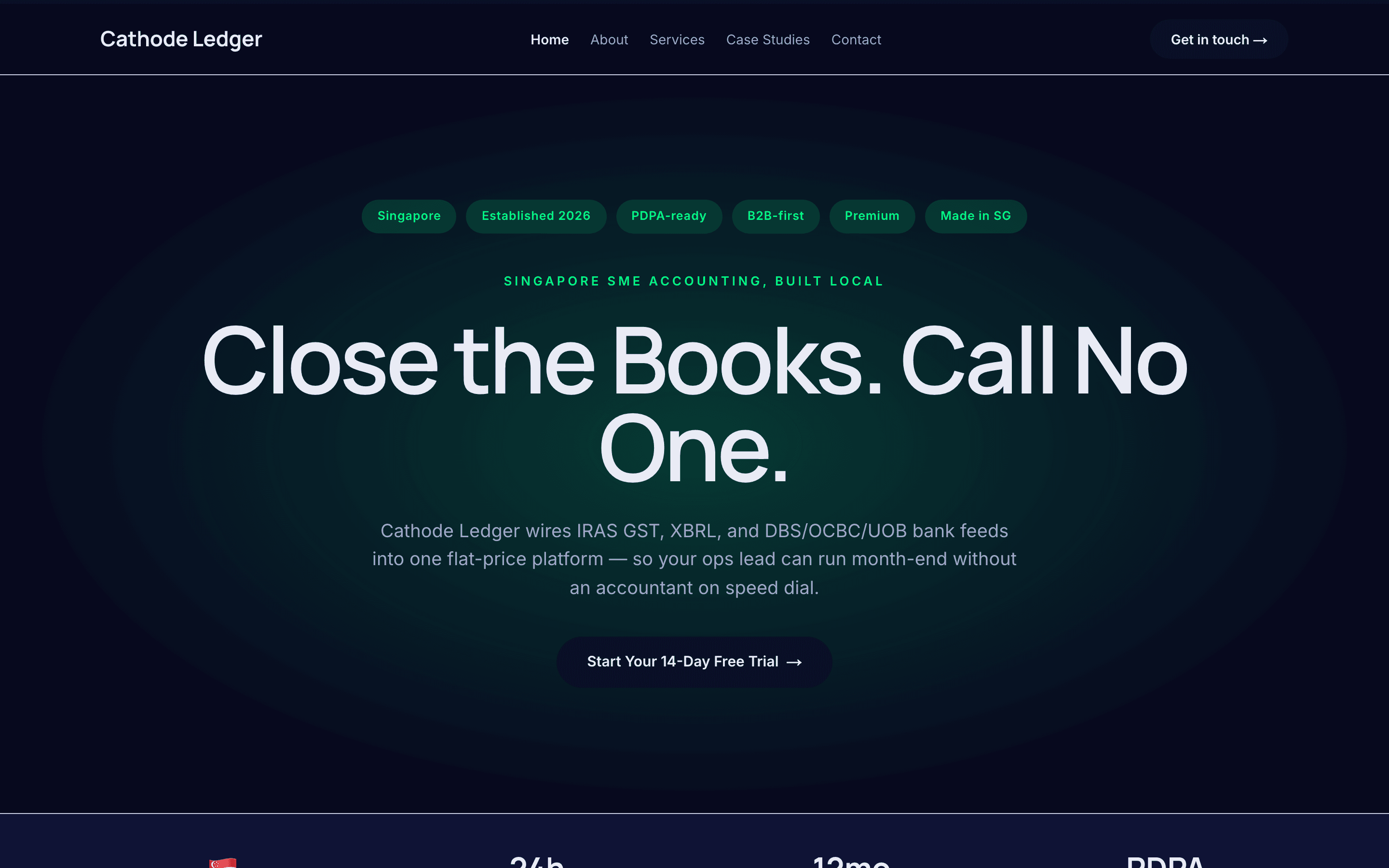 Cathode Ledger homepage